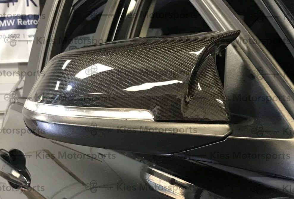 Kies-Motorsports Kies Carbon 2012-2018 BMW 3 Series (F30) & BMW 4 Series (F32) M Style Dry Carbon Fiber Mirror Covers