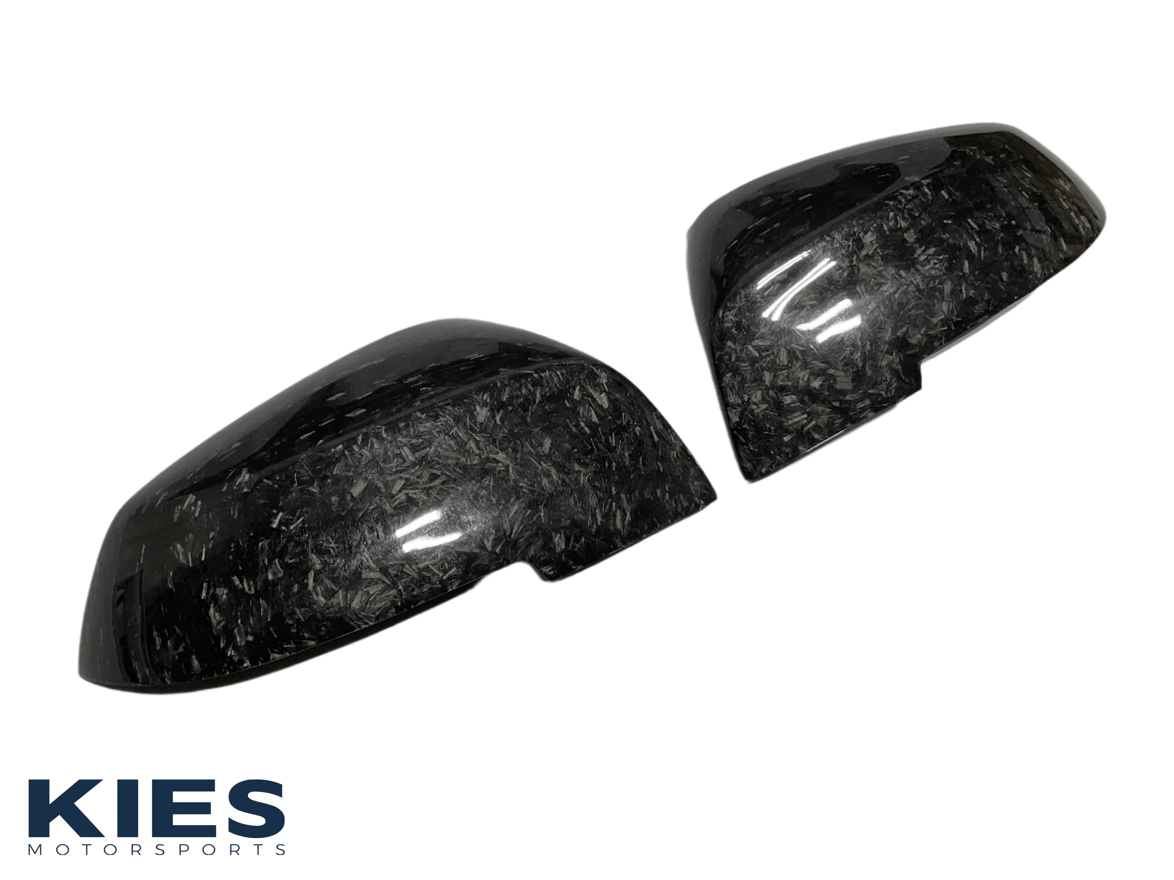Kies Motorsports — Kies Carbon forged mirror covers installed on BMW F32 4-Series in sunlight