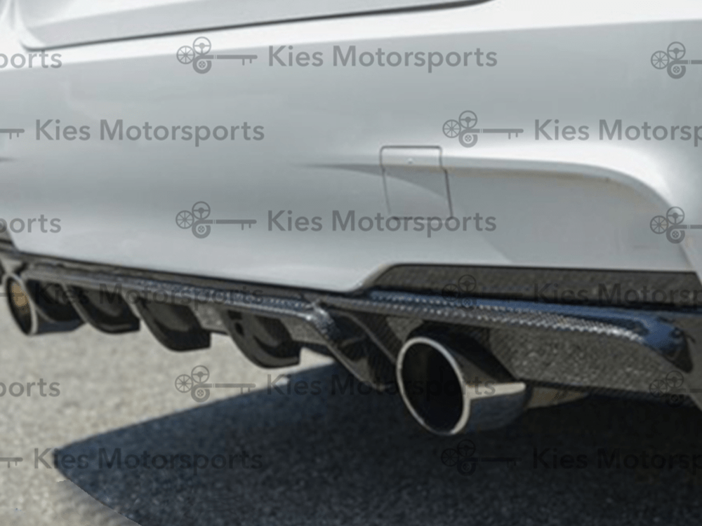 Kies-Motorsports Kies Carbon 2012-2018 BMW 3 Series (F30 / F31) M Performance Style Carbon Fiber Rear Diffuser Main image
