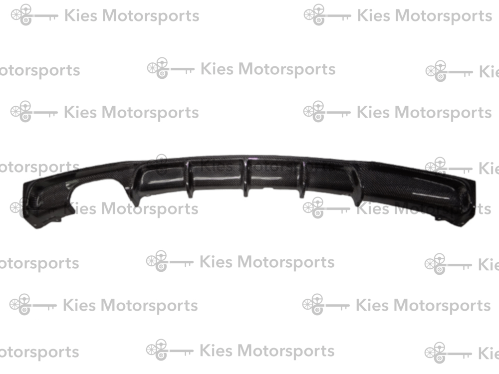 Kies Motorsports — installed on-vehicle shot of 2012-2018 BMW 3 Series (F30 / F31) M Performance Style Carbon Fiber Rear Diffuser