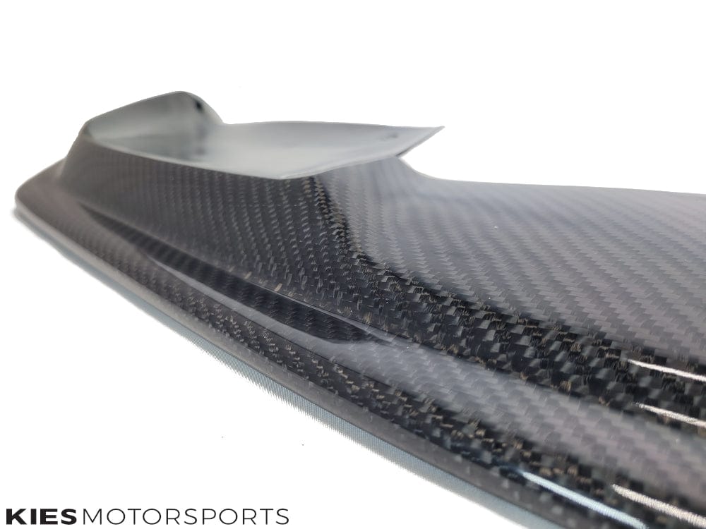 Kies Motorsports — front close-up of 2012-2018 BMW 3 Series (F30 / F31) "M2 Conversion" Bumper Carbon Fiber Front Lip