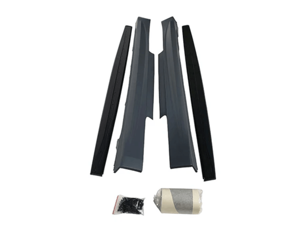 Kies Motorsports — Kies Carbon side skirt extensions installed on BMW F32 4-Series side profile