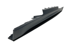 Kies Motorsports — Kies Carbon F32 side skirt extension close-up showing dry carbon weave