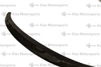 Kies Motorsports — BMW F32 4 Series with carbon fiber trunk spoiler, rear three-quarter angle showing the spoiler's M Performance-inspired shape