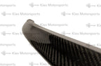 Kies Motorsports — side profile of BMW F32 4 Series showcasing the subtle rear lip spoiler extension in carbon fiber