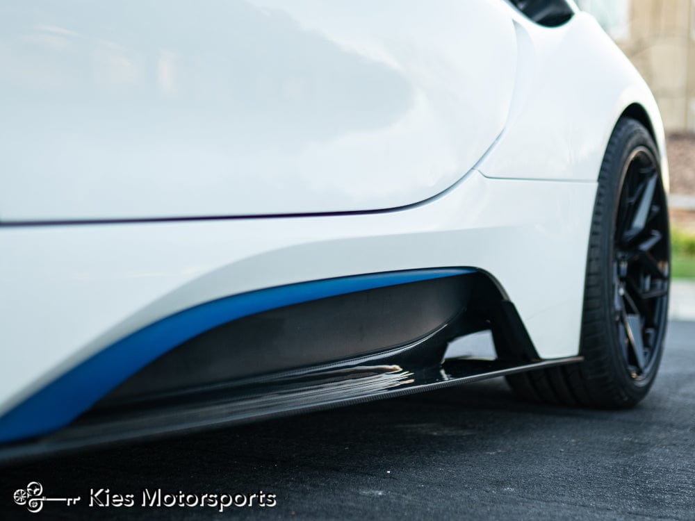 Kies-Motorsports Kies Carbon 2014-2020 BMW i8 (I12) Performance Inspired Carbon Fiber Aero Side Skirt Extensions