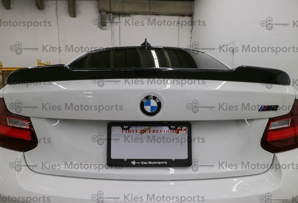 Kies-Motorsports Kies Carbon 2014-2021 BMW 2 Series (F22) / M2 (F87) Competition Inspired Carbon Fiber Trunk Spoiler