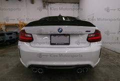 Kies-Motorsports Kies Carbon 2014-2021 BMW 2 Series (F22) / M2 (F87) PSM Aggressive High Kick Carbon Fiber Trunk Spoiler