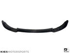 Kies Motorsports — front angle view of 2014-2021 BMW M3 (F80) & M4 (F82 / F83) Competition Inspired Carbon Fiber Front Lip