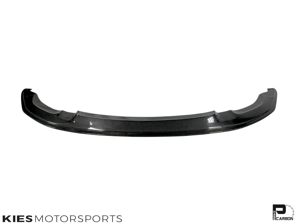 Kies Motorsports — front angle view of 2014-2021 BMW M3 (F80) & M4 (F82 / F83) J Type Carbon Fiber Front Lip