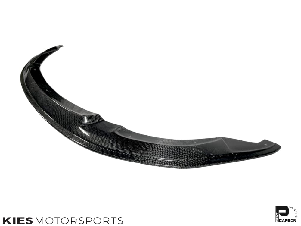 Kies Motorsports — close-up detail of 2014-2021 BMW M3 (F80) & M4 (F82 / F83) J Type Carbon Fiber Front Lip