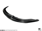 Kies Motorsports — close-up detail of 2014-2021 BMW M3 (F80) & M4 (F82 / F83) J Type Carbon Fiber Front Lip