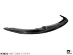 Kies Motorsports — rear angle view of 2014-2021 BMW M3 (F80) & M4 (F82 / F83) J Type Carbon Fiber Front Lip