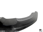 Kies Motorsports — installed on-vehicle shot of 2014-2021 BMW M3 (F80) & M4 (F82 / F83) J Type Carbon Fiber Front Lip
