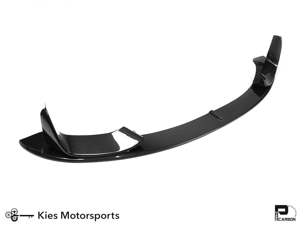 Kies Motorsports — Kies Carbon carbon fiber front lip — 2014-2021 BMW M3 (F80) & M4 (F82 / F83) Performance Style Carbon Fiber Front Lip (3 Piece) Main image