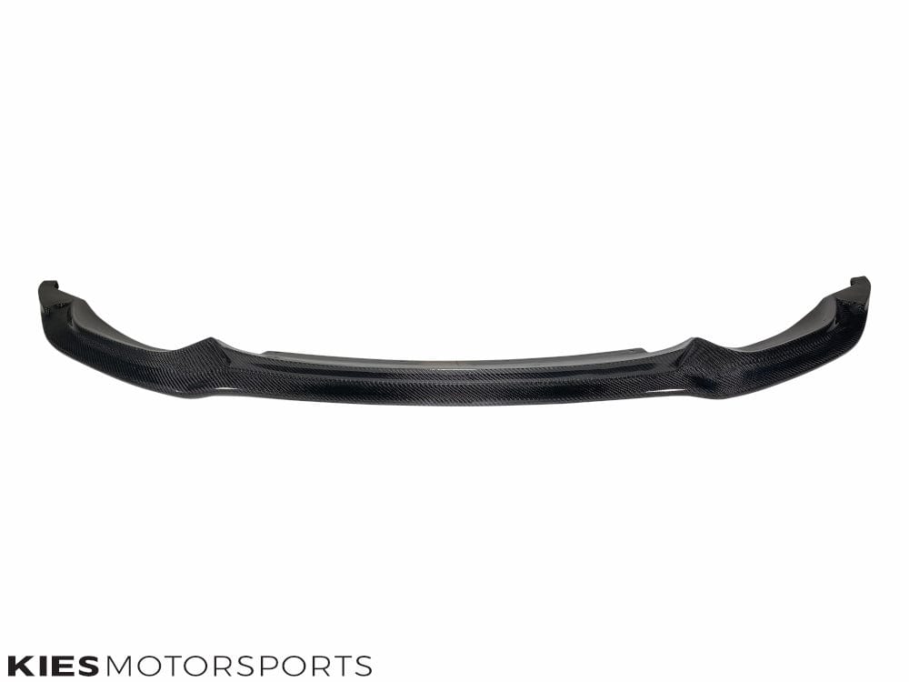 Kies Motorsports — front angle view of 2014-2021 BMW M3 (F80) & M4 (F82 / F83) R Style Carbon Fiber Front Lip