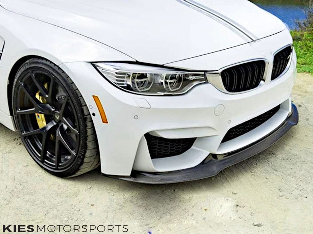 2014-2021 BMW M3 (F80) & M4 (F82 / F83) R Style Carbon Fiber Front Lip Secondary image