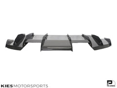 Kies-Motorsports Kies Carbon 2014-2021 BMW M3 (F80) & M4 (F82 / F83) Varis Inspired Carbon Fiber Rear Diffuser Undertray