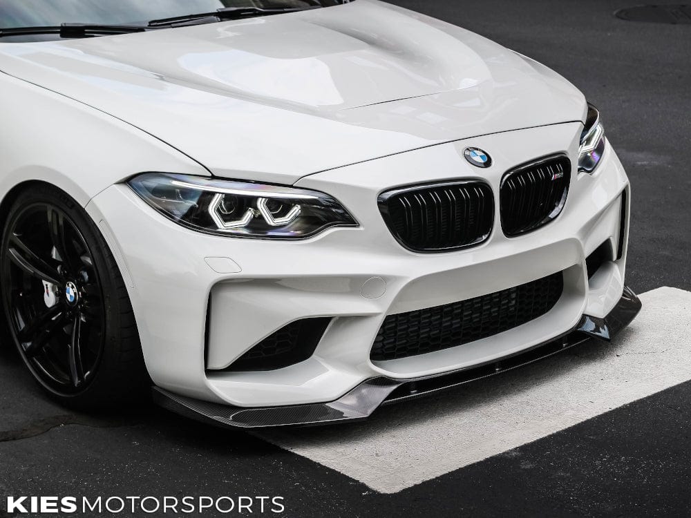 2015-2017 BMW M2 (F87) R Type Carbon Fiber Front Lip Secondary image