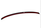 Kies Motorsports — close-up detail of 2015-2020 BMW M4 (F82) Competition Inspired High Kick Carbon Fiber Trunk Spoiler