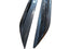 Kies Motorsports — close-up of carbon fiber weave and gloss finish on G20 performance side skirt extension, showing mounting edge detail