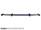 Kies Motorsports — rear angle view of 2019+ BMW 3 Series / 4 Series (G20, G22, G80, G82, G83) Performance Style Gooseneck Trunk Spoiler