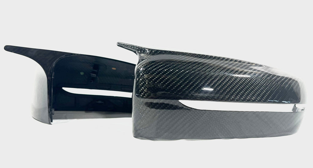 Kies Motorsports — packaging/product overview of 2019+ BMW 3 Series (G20) M Inspired Dry Carbon Full Replacement Mirror Covers