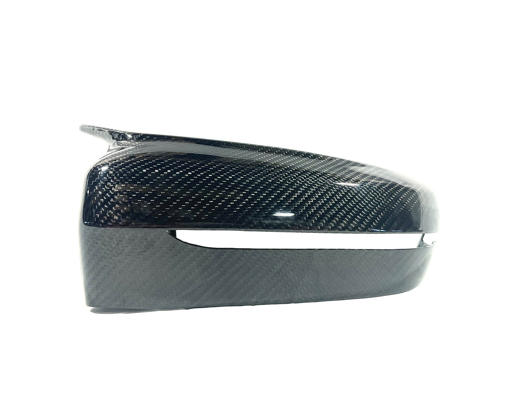 Kies Motorsports — installed on-vehicle shot of 2019+ BMW 3 Series (G20) M Inspired Dry Carbon Full Replacement Mirror Covers