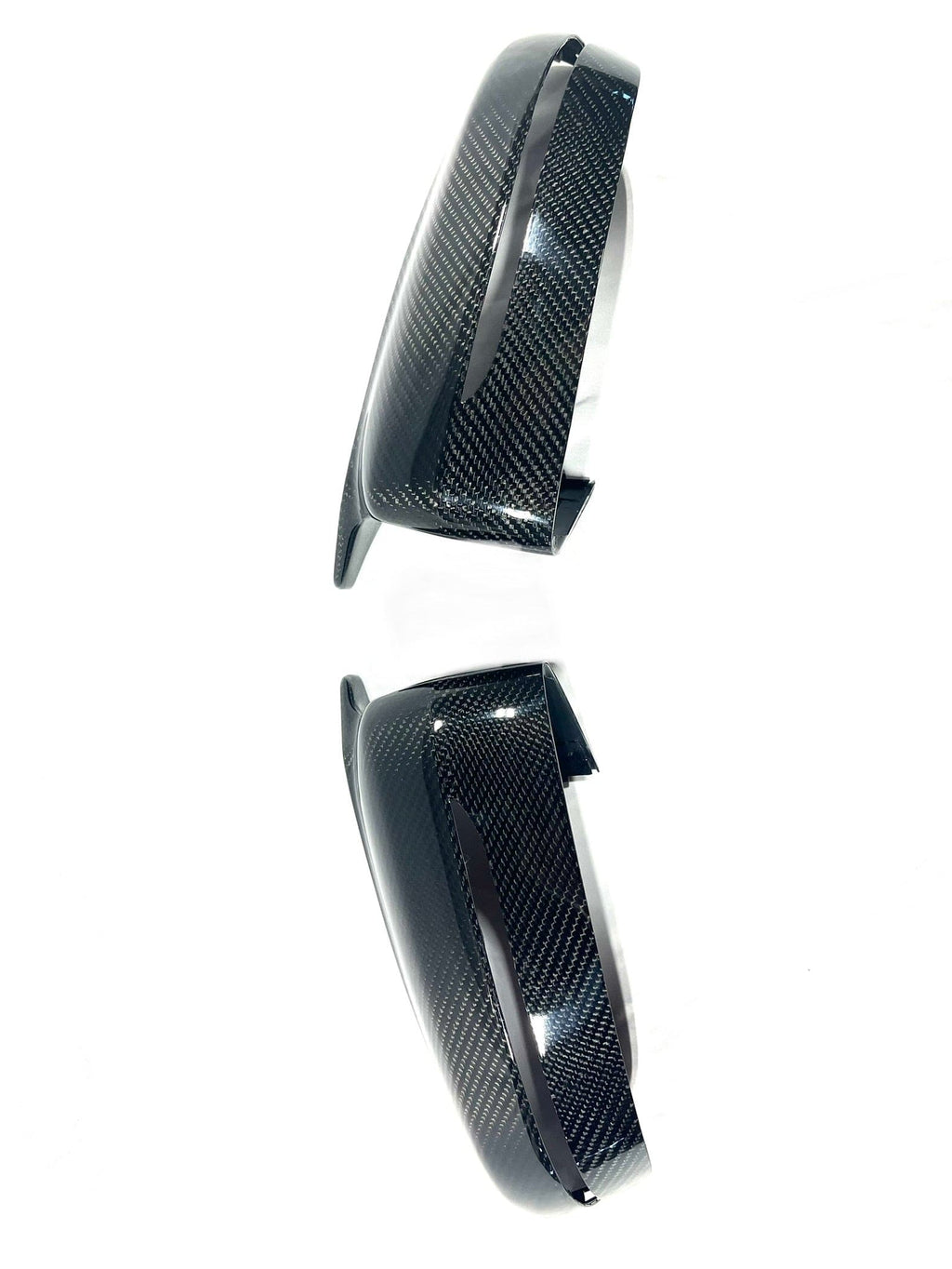 Kies Motorsports — side profile of 2019+ BMW 3 Series (G20) M Inspired Dry Carbon Full Replacement Mirror Covers