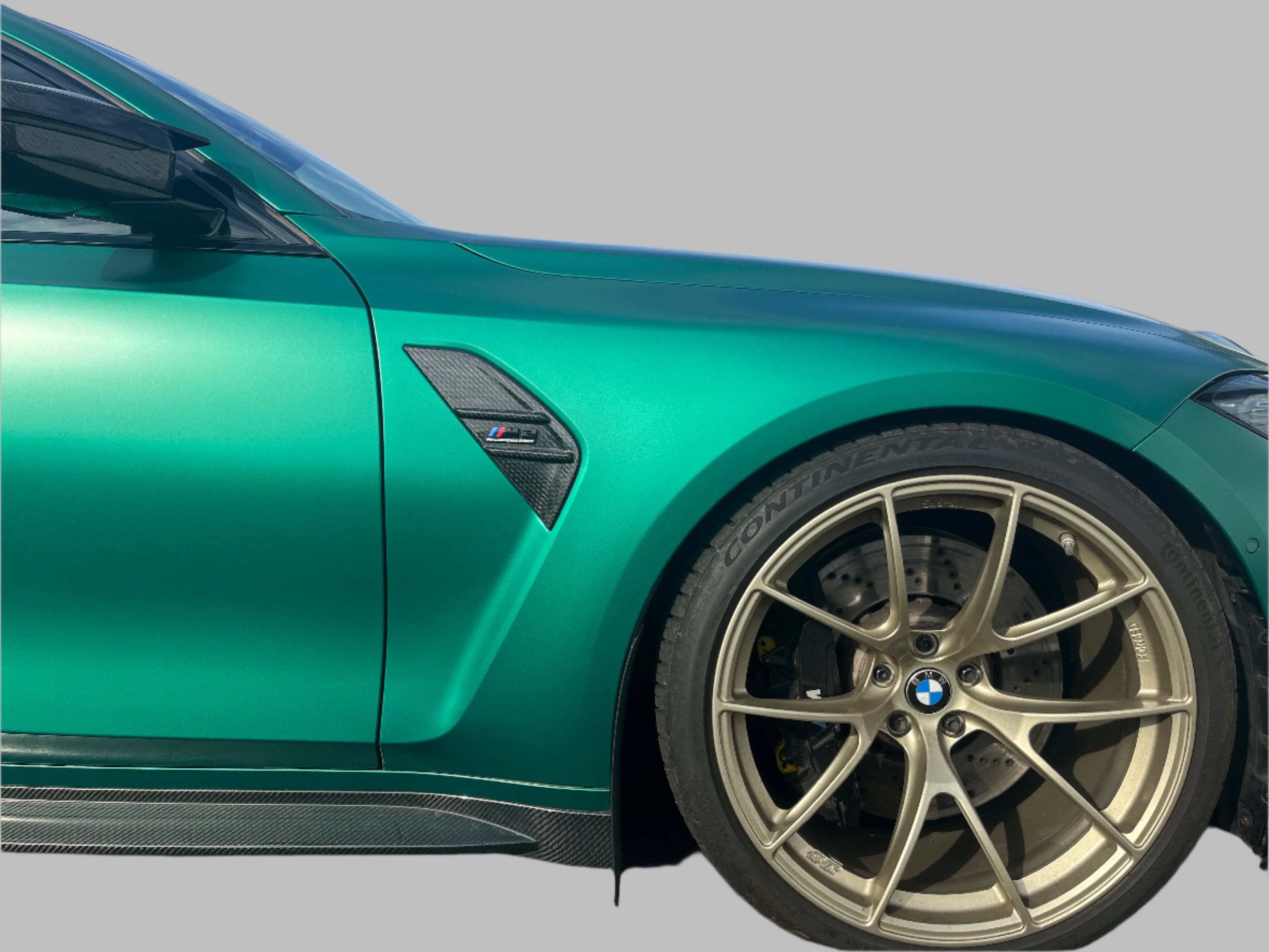 2020-2025 BMW M3 (G80) M4 (G82) Dry Carbon Fiber Modern Performance Style Vent Cover Secondary image