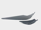 Kies Motorsports — installed on-vehicle shot of 2020-2025 BMW M3 (G80) / M4 (G82 / G83) VS Style Dry Carbon Fiber 4pc Canard Set