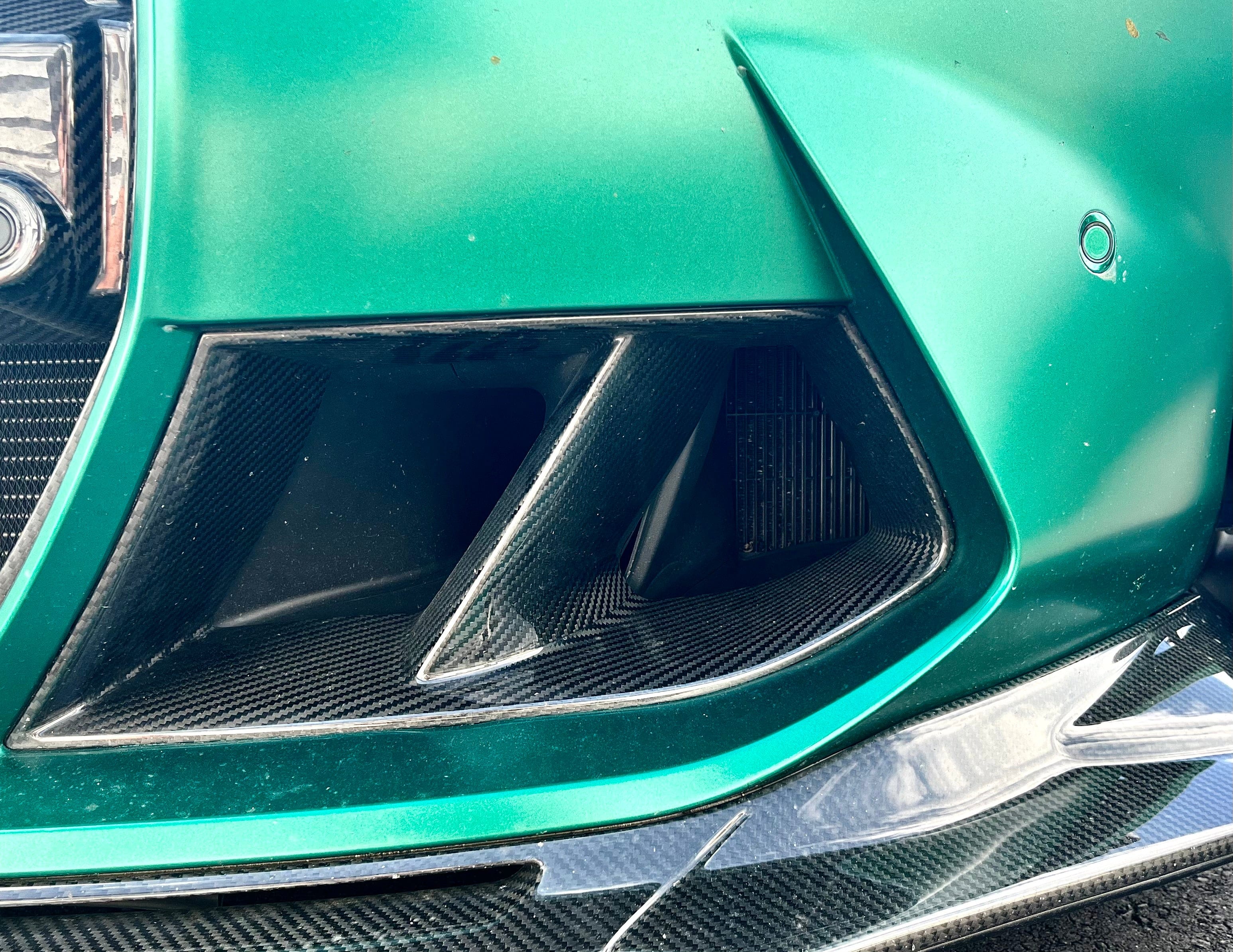 2020-2025 BMW M3 (G80) / M4 (G82 / G83) Performance Inspired Dry Carbon Aero Vent Trim (Pair) Secondary image