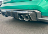 Kies-Motorsports Kies Carbon 2020-2025 BMW M3 (G80) / M4 (G82 / G83) Performance Style Dry Carbon Fiber Rear Center Diffuser