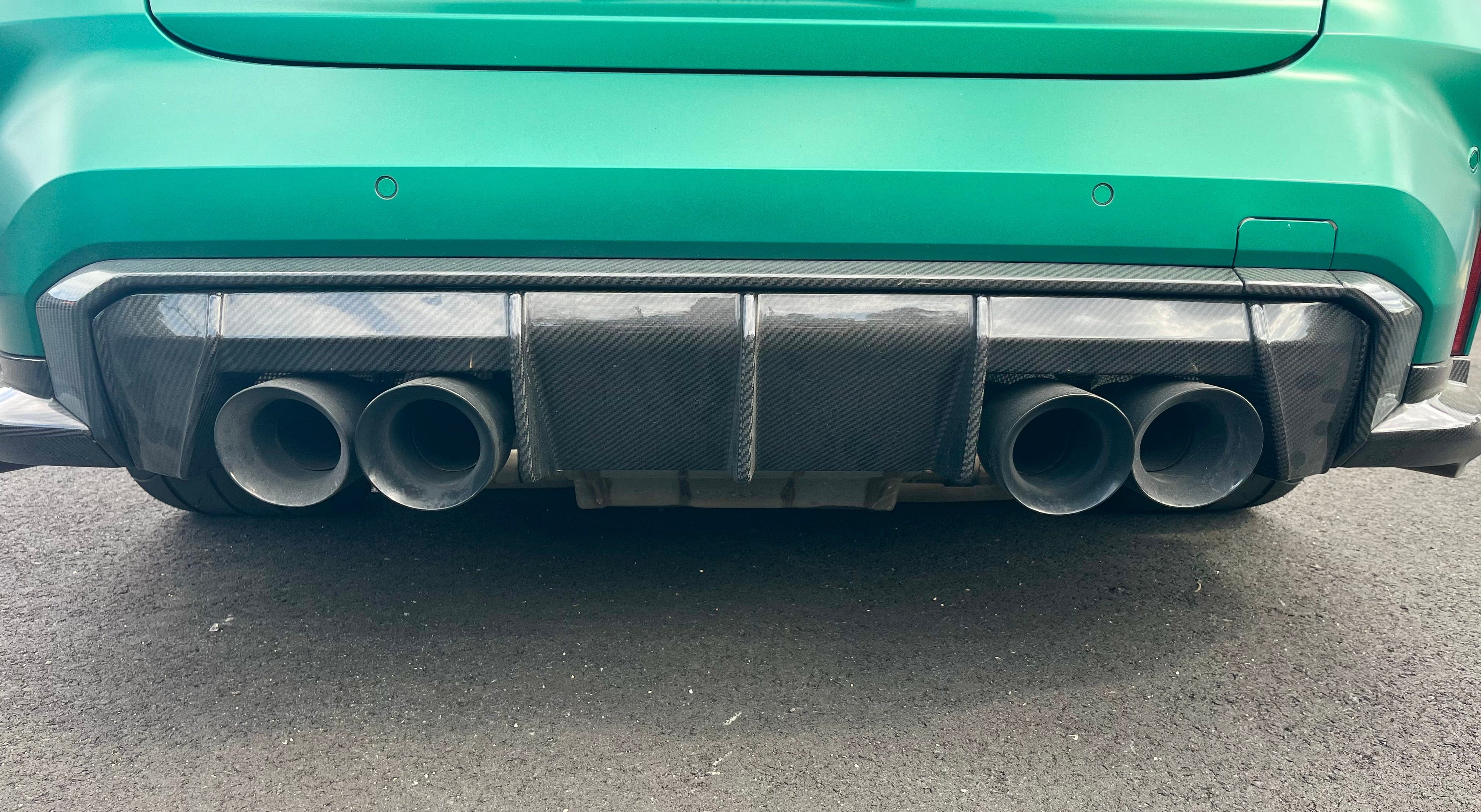 Kies-Motorsports Kies Carbon 2020-2025 BMW M3 (G80) / M4 (G82 / G83) Performance Style Dry Carbon Fiber Rear Center Diffuser