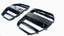 Kies Motorsports — close-up detail of 2020-2025 BMW M3 (G80) / M4 (G82 / G83) Vorsteiner Inspired Dry Carbon Full Replacement Kidney Grille