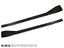 Kies Motorsports — front angle view of 2020-2025 BMW M3 / M4 (G80 / G82 / G83) Performance Inspired Dry Carbon Fiber Side Skirt Extensions with Wing