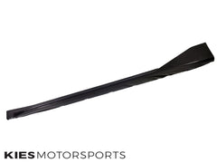 Kies-Motorsports Kies Carbon 2020-2025 BMW M3 / M4 (G80 / G82 / G83) Performance Inspired Dry Carbon Fiber Side Skirt Extensions with Wing