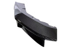 Kies Motorsports — installed on-vehicle shot of 2021-2026 BMW M4 (G82 / G83) OEM Replacement Dry Carbon Fiber Rear Bumper Splitters