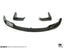 Kies Motorsports — M3 conversion M Performance style carbon fiber front lip on BMW F30 with M3-style bumper, front view showing aggressive wide-body stance