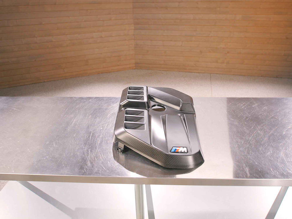 Kies Motorsports — additional view of BMW G8X Matte Dry Carbon Engine Bay Kit for the M2 / M3 / M4