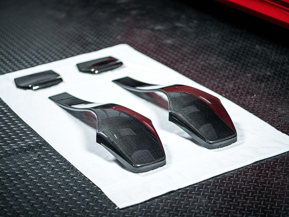 Kies Motorsports — Kies Carbon carbon fiber seat back — BMW M3 (F80) / M4 (F82) / F87 M2 Competition (F87) Dry Carbon Fiber Seat Back Cover