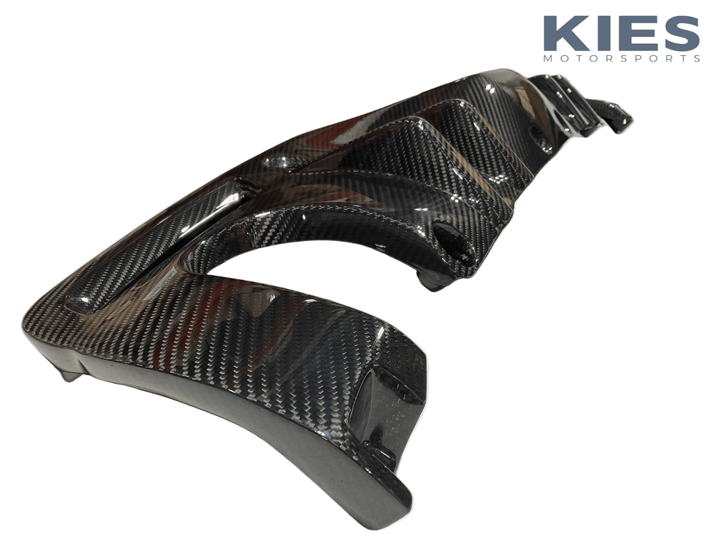 Kies Motorsports — side profile of Kies 2019+ Toyota Supra (A90) 1-Piece Carbon Fiber Rear Diffuser