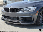 Kies Motorsports — rear angle view of Kies Carbon 2014-2020 BMW 4 Series (F32 / F33 / F36) M Performance Style Carbon Fiber Front Lip