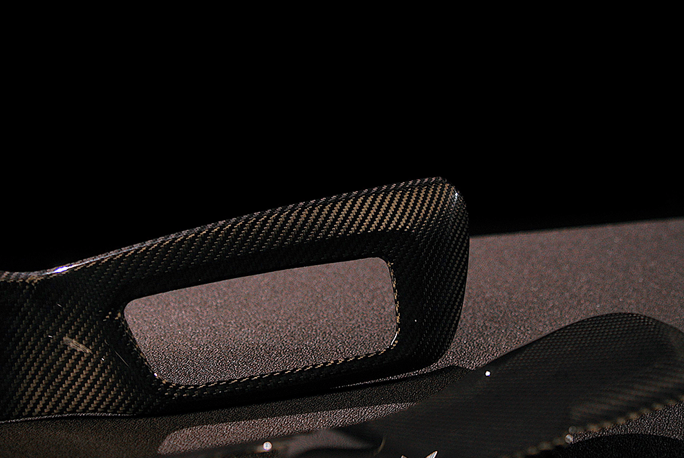 Kies Motorsports — installed on-vehicle shot of Kies Carbon BMW G82 / G87 Carbon Fiber Seat Side Covers