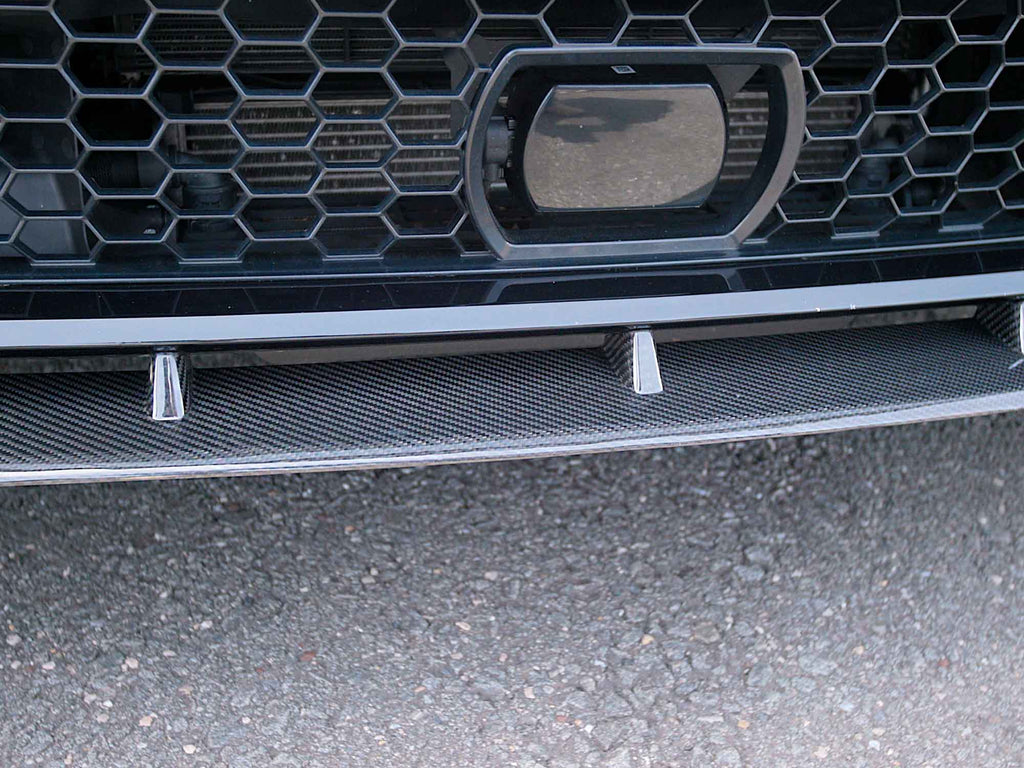 Kies Motorsports — rear angle view of Kies Carbon F95 X5M Carbon Fiber Front Lip