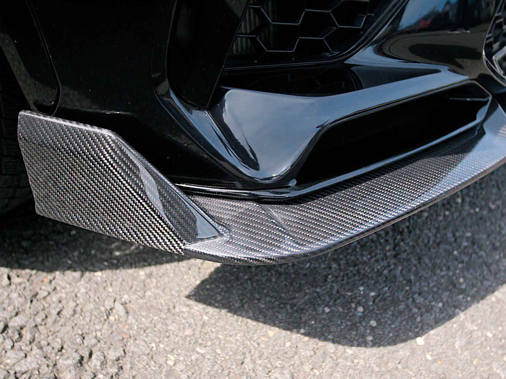 Kies Motorsports — close-up detail of Kies Carbon F95 X5M Carbon Fiber Front Lip