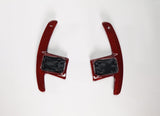 Kies-Motorsports Kies Carbon Kies Carbon Full Carbon Fiber Paddle Shifter Extensions for G20 BMW 3 Series and A90 Toyota Supra Gloss Red