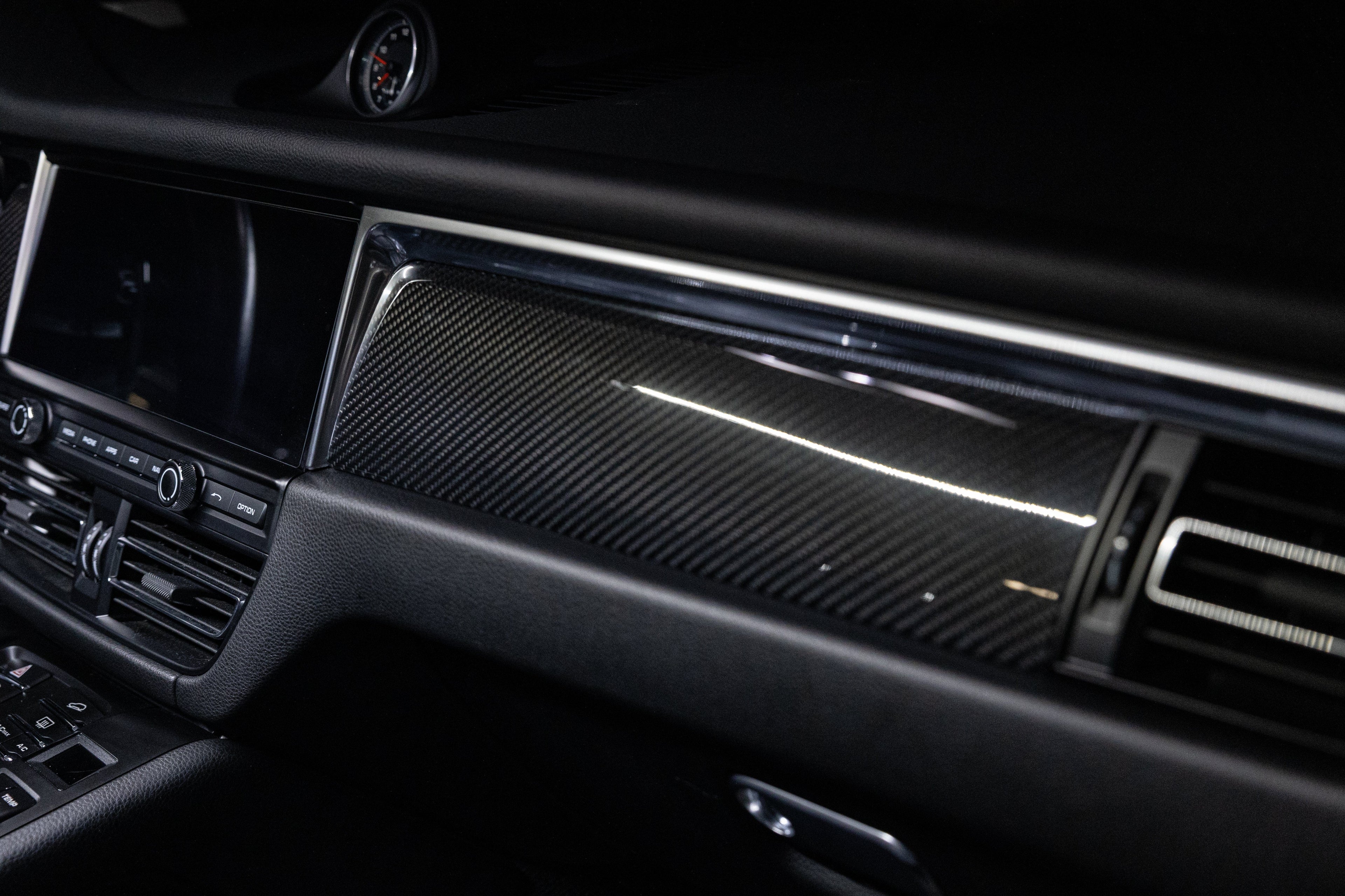 Kies Motorsports — front angle view of Kies Carbon Porsche Macan Facelift Bundle