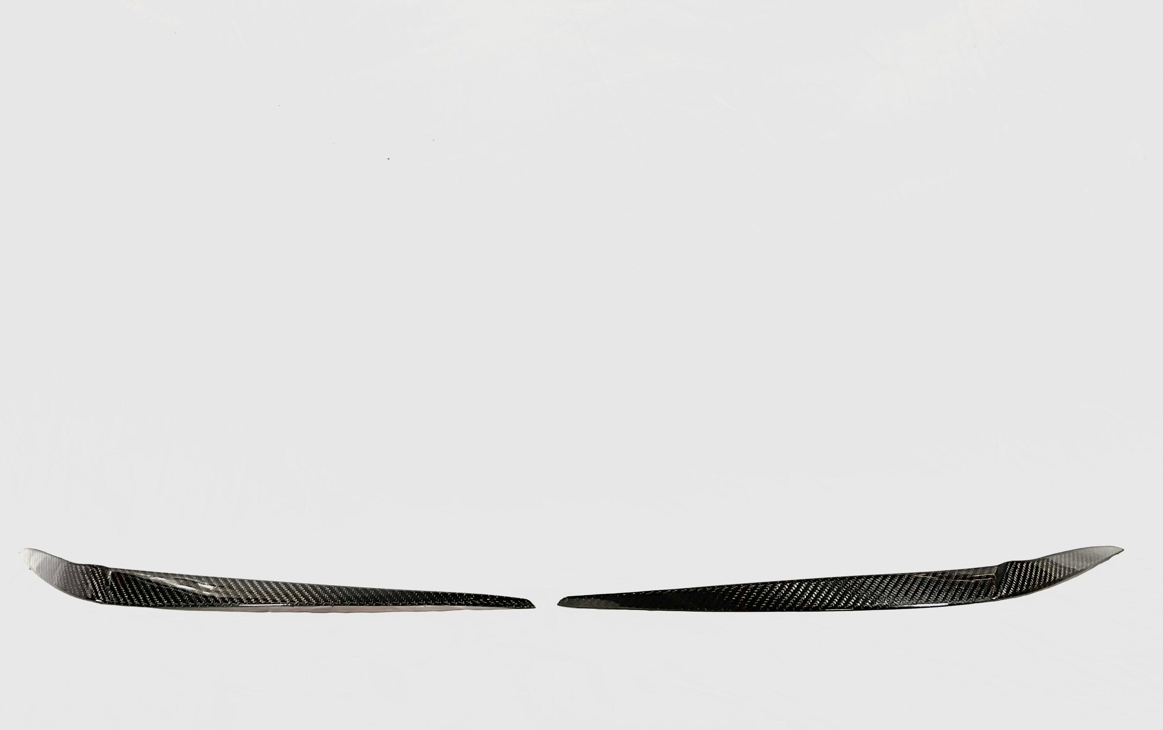 Kies Motorsports — installed on-vehicle shot of Kies Carbon X3M Carbon Fiber Eyebrows