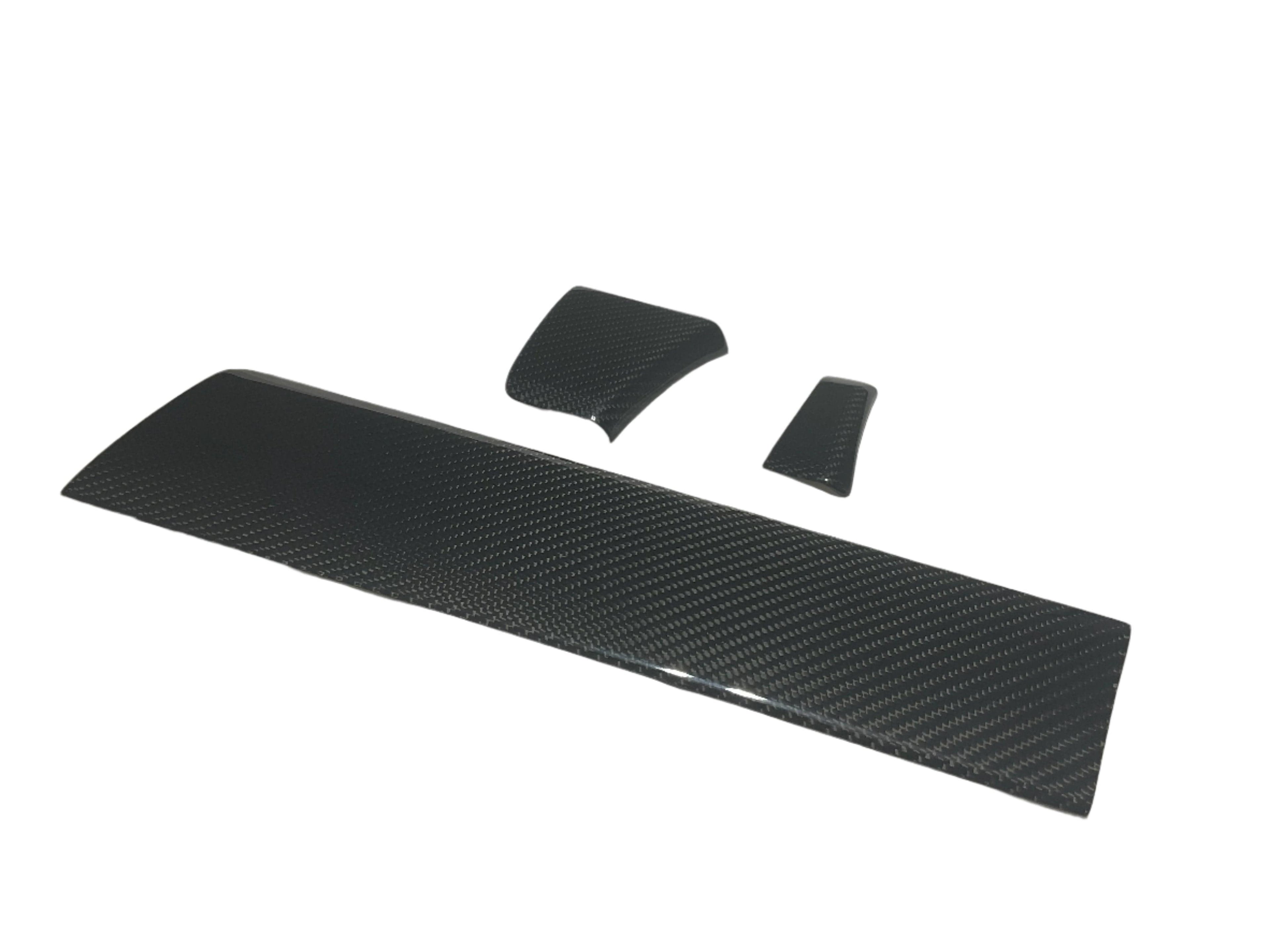 Kies Motorsports — close-up detail of Kies Dry Carbon Fiber Interior Kit for the Porsche Macan (2019+)